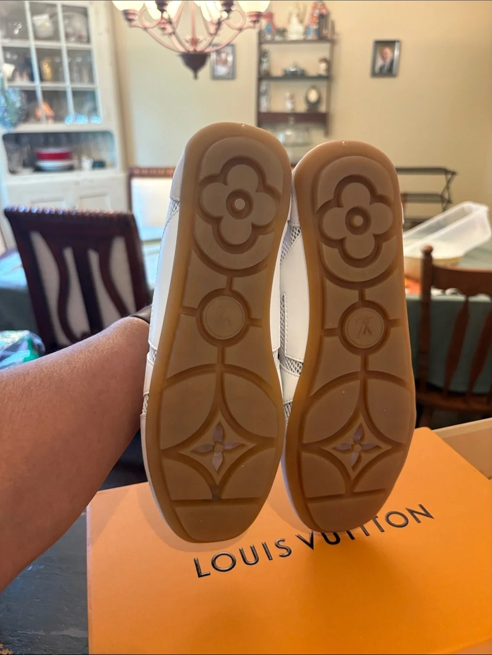 Louis Vuitton Sneakerina Mary Jane - all white colorway